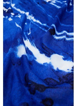 Lenço Fou Atkins Rectangle Desigual 25SAWA17-5010 Azul