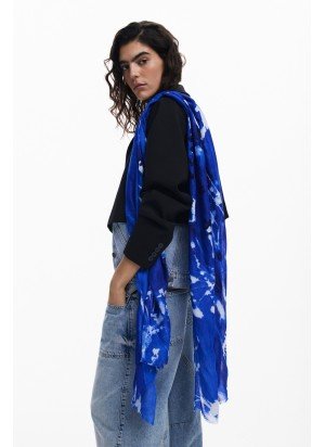 Lenço Fou Atkins Rectangle Desigual 25SAWA17-5010 Azul