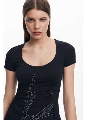 Bucarest Dress Desigual 25SWVK03-2000 Black