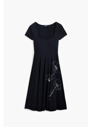 Vestido Napoles Desigual 25SWVK09-2000 Preto