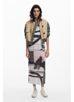 Vestido Shelley Desigual 25SWVK56-1001 Cru
