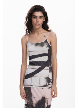 Vestido Shelley Desigual 25SWVK56-1001 Cru