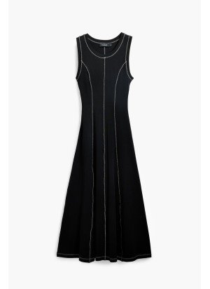 Vestido Nantes Desigual 25SWVK54-2000 Preto