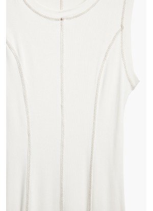 Vestido Nantes Desigual 25SWVK54-1001 Cru