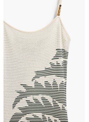 Marsella Dress Desigual 25SWVF11-1001 Ecru