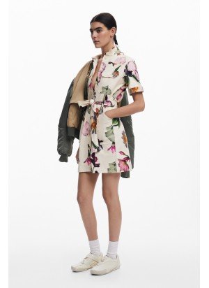 Vestido Monicawhite Desigual 25SWVW13-1001 Cru