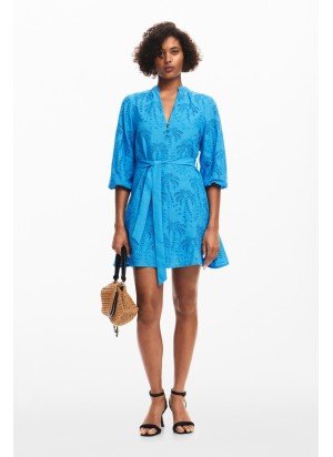 Vestido Tours Desigual 25SWVW09-5020 Azul