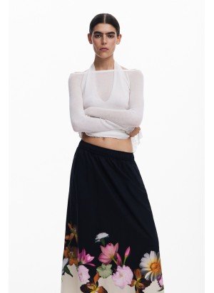 Saia Lindo Desigual 25SWFW18-2000 Preto