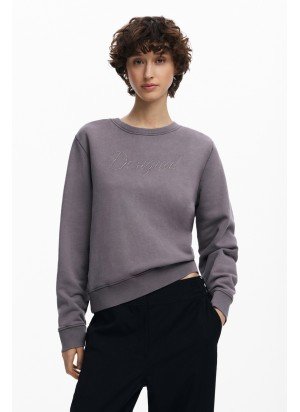 Sweat Afta Desigual 25SWSK16-2092 Cinzento
