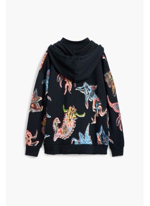 Casaco Melted Paisleys Desigual 25SWSK01-2000 Preto