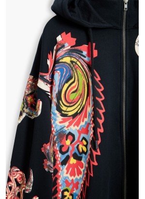 Casaco Melted Paisleys Desigual 25SWSK01-2000 Preto