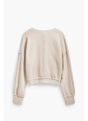 Abbie Sweat Desigual 25SWSK03-6006 Beige