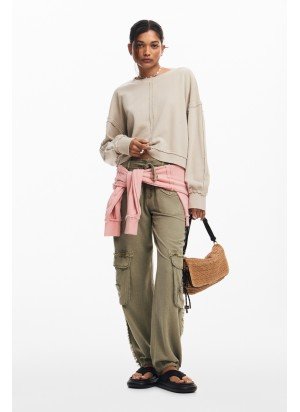 Abbie Sweat Desigual 25SWSK03-6006 Beige