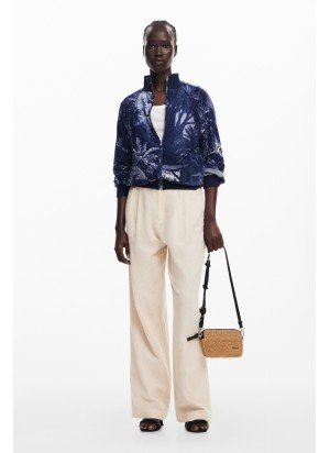 Litography Lacroix Coat Desigual 25SWSK42-5000 Navy