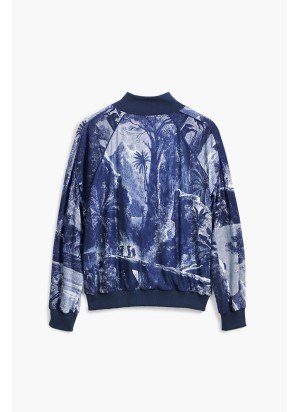 Casaco Litography Lacroix Desigual 25SWSK42-5000 Azul