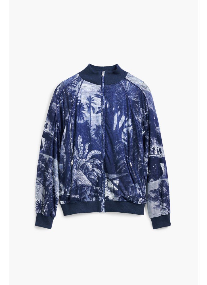 Casaco Litography Lacroix Desigual 25SWSK42-5000 Azul Casaco Litography Lacroix Desigual 25SWSK42-5000 Azul