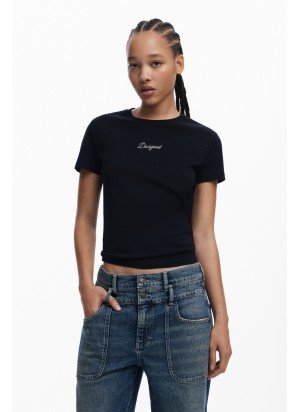 Paraná T-Shirt Desigual 25SWTK15-2000 Black