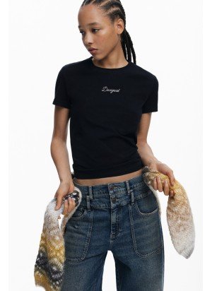 Paraná T-Shirt Desigual 25SWTK15-2000 Black