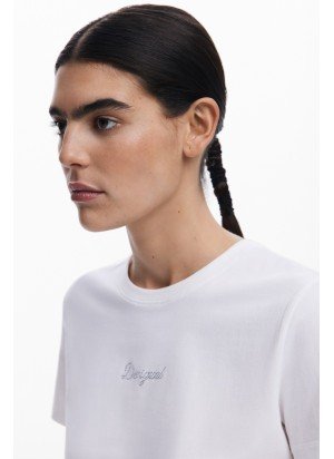 Paraná T-Shirt Desigual 25SWTK15-1000 White