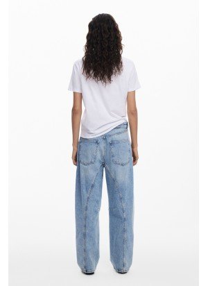 T-Shirt Misuri Desigual 25SWTKA9-1000 Branco
