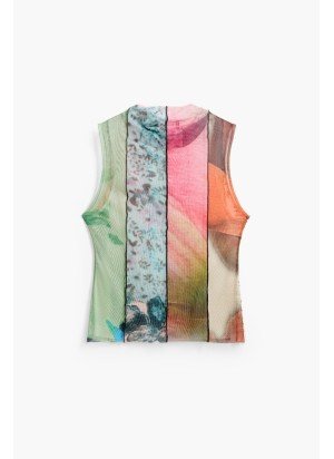 T-Shirt ST. Johns Desigual 25SWTK87-9019 Multicolorido