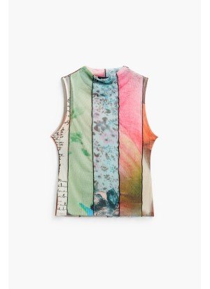 T-Shirt ST. Johns Desigual 25SWTK87-9019 Multicolorido