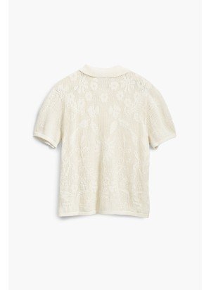 Ray T-Shirt Desigual 25SWTK72-1001 Ecru