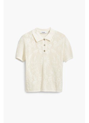 T-Shirt Ray Desigual 25SWTK72-1001 Cru