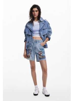 Inidana Shorts Desigual 25SWDD24-5053 Denim