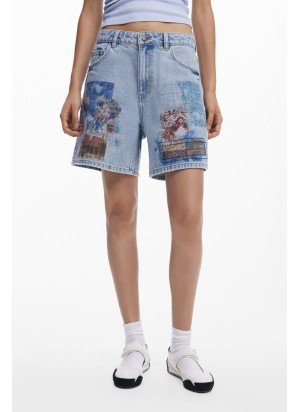 Inidana Shorts Desigual 25SWDD24-5053 Denim