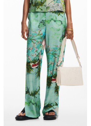 Silka Pants Desigual 25SWPW10-4001 Green