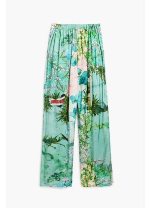 Silka Pants Desigual 25SWPW10-4001 Green