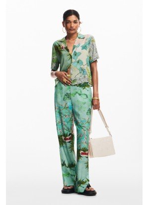 Silka Pants Desigual 25SWPW10-4001 Green