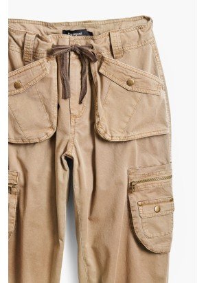 Loira Pants Desigual  25SWPW26-2044 Beige
