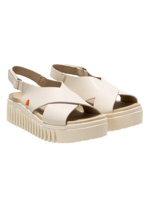 Sandália Brighton Art 1574 Cream