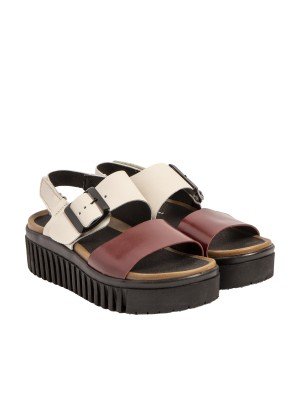 Brighton Sandal Art 1578 Cream Burdeos