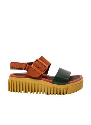 Brighton Sandal Art 1578 Multi D.Orange