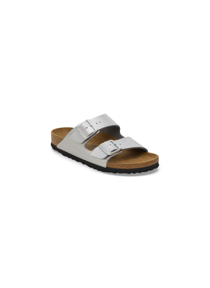 Arizona Birko-Flor Sandals Birkenstock 1012283 Silver
