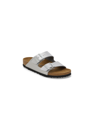 Arizona Birko-Flor Sandals Birkenstock 1012283 Silver