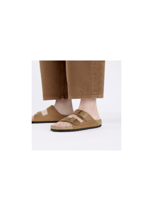 Arizona Natural Leather Oiled Sandals Birkenstock 1028272 Cognac