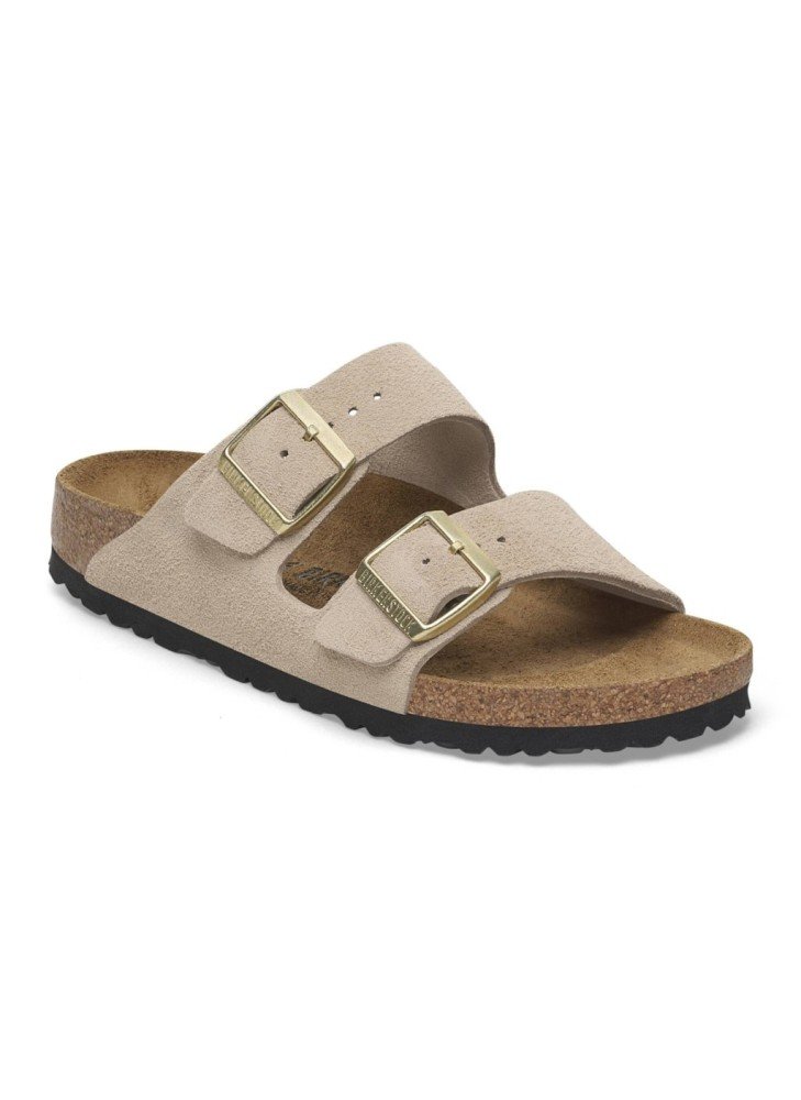 Sandálias Arizona Suede Leather Birkenstock 1029260 Sandcastle Sandálias Arizona Suede Leather Birkenstock 1029260 Sandcastle