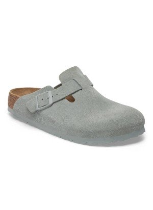 Boston Suede Leather Sandals Birkenstock 1029214 Pure Sage