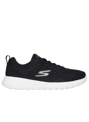 Ténis Go Walk Joy Violet Skechers 124640-BKRG Preto/Rosa Dourado