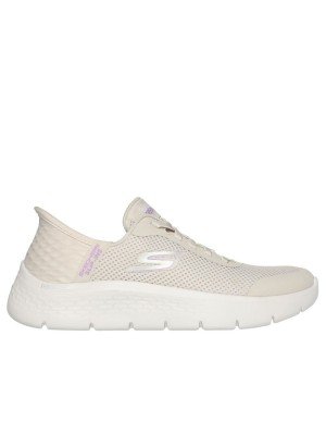Ténis Go Walk Flex Grand Entry Skechers 124836-OFWT Branco Escuro