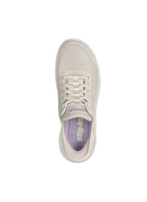 Ténis Go Walk Flex Grand Entry Skechers 124836-OFWT Branco Escuro