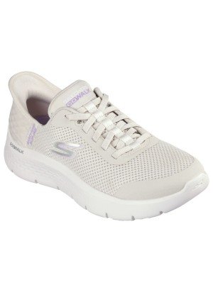 Ténis Go Walk Flex Grand Entry Skechers 124836-OFWT Branco Escuro