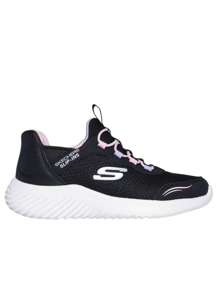 Bounder Simple Cute Sneakers Skechers 303585L-BLK Black Bounder Simple Cute Sneakers Skechers 303585L-BLK Black
