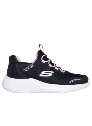 Bounder Simple Cute Sneakers Skechers 303585L-BLK Black