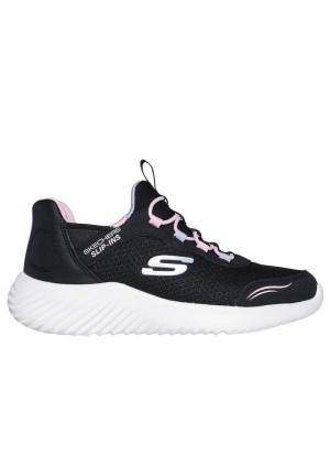Ténis Bounder Simple Cute Skechers 303585L-BLK Preto