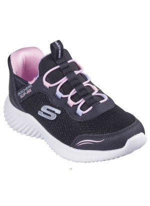 Bounder Simple Cute Sneakers Skechers 303585L-BLK Black